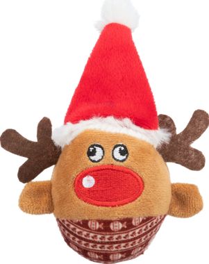 Trixie Xmas Reindeer with rattle 12 cm
