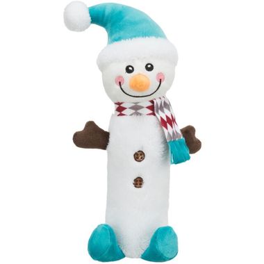 Trixie Xmas SNOWMAN toy, rustling 38 cm