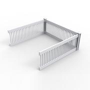 Puppy Playpen without whelping Box S 100 x 100 x 46 cm