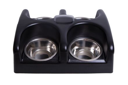 Weanafeeda Mini 4 x 0,25 l multiple bowl feeder black